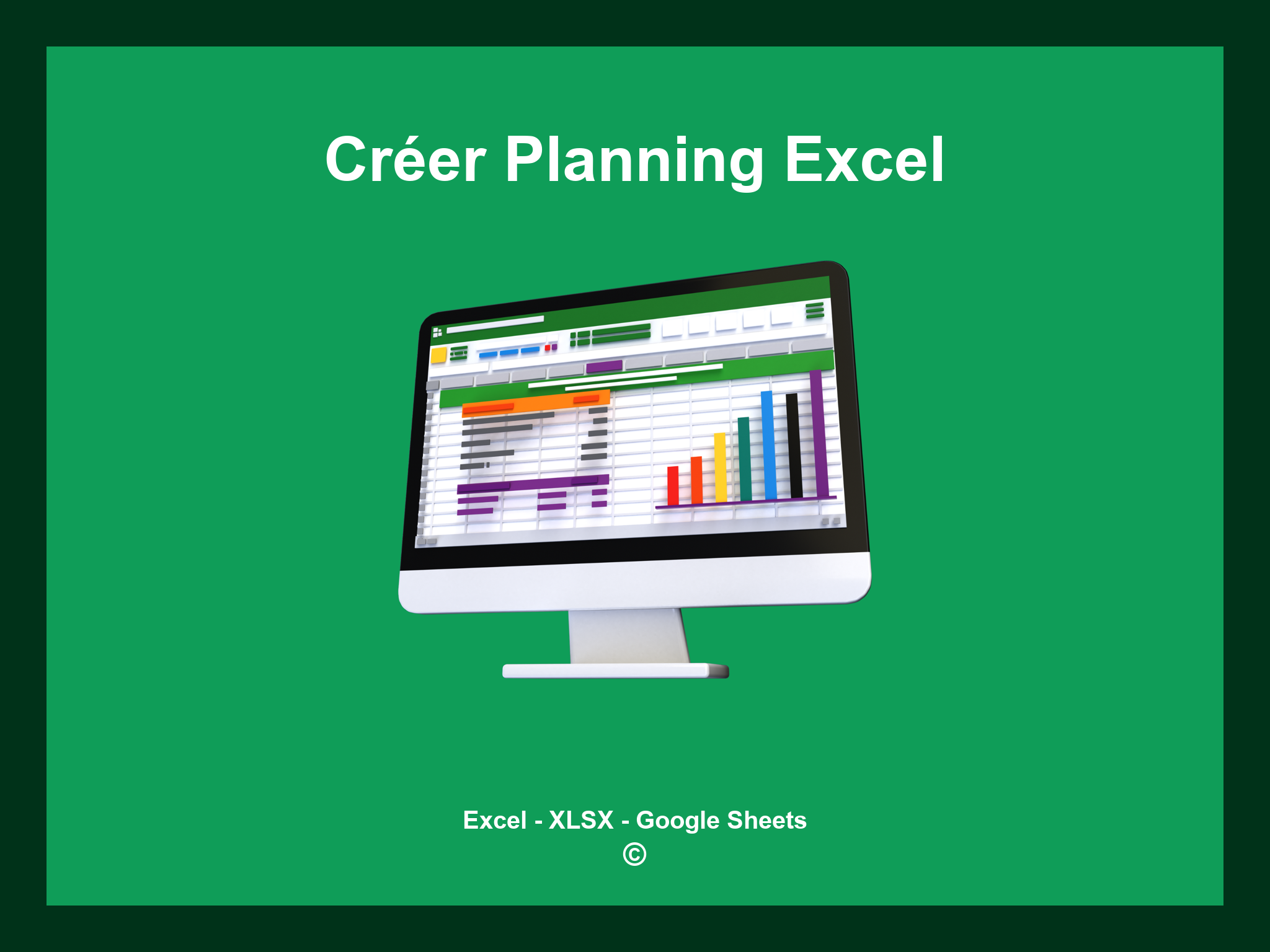 Créer Planning Excel