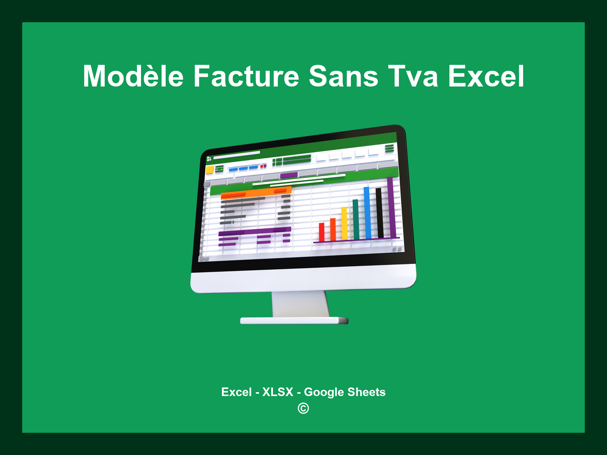 Modèle Facture Sans Tva Excel