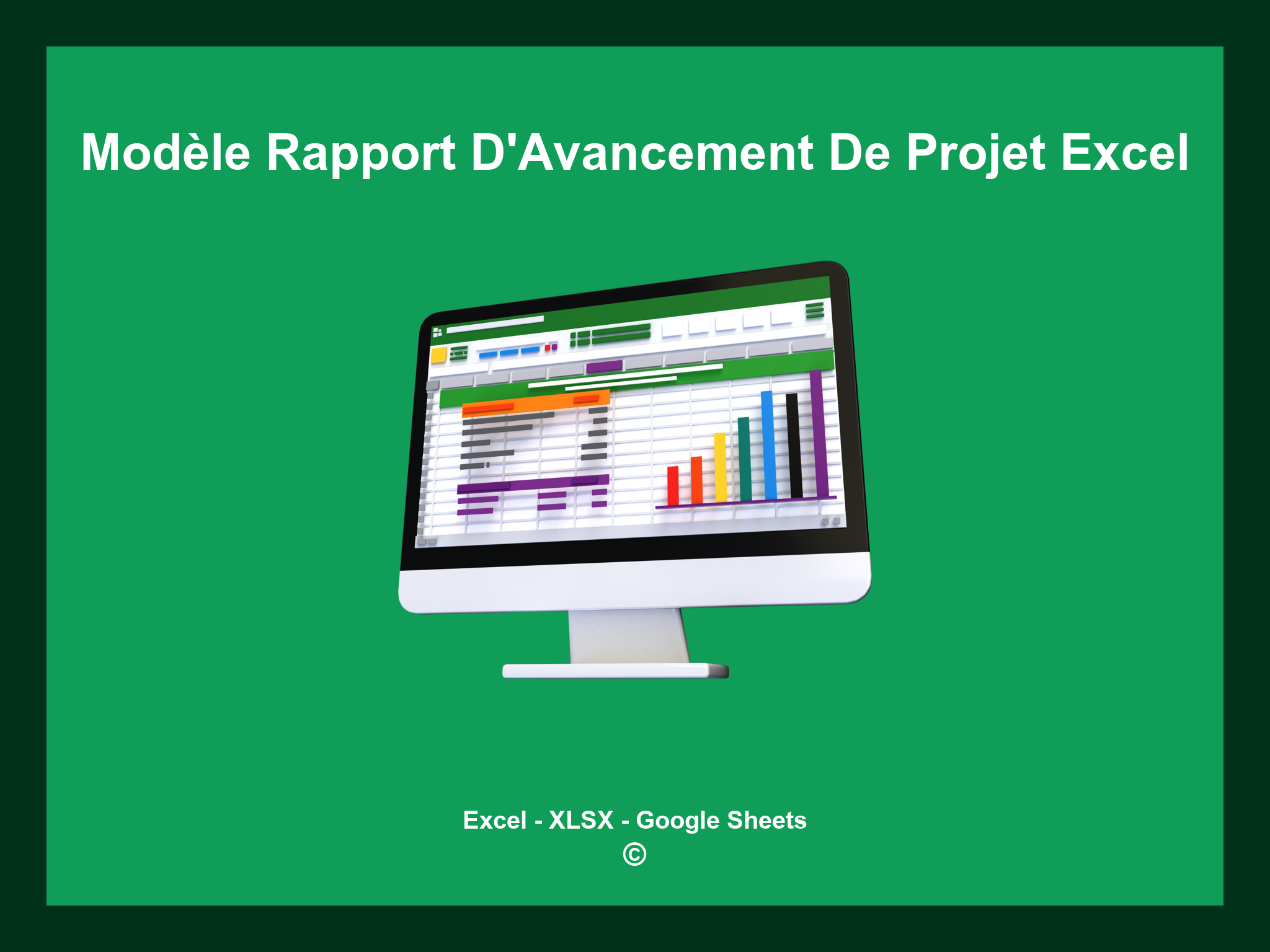 Modèle Rapport D'Avancement De Projet Excel