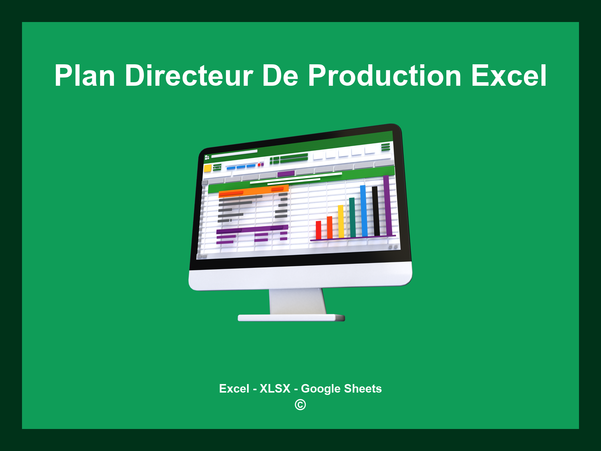 Plan Directeur De Production Excel
