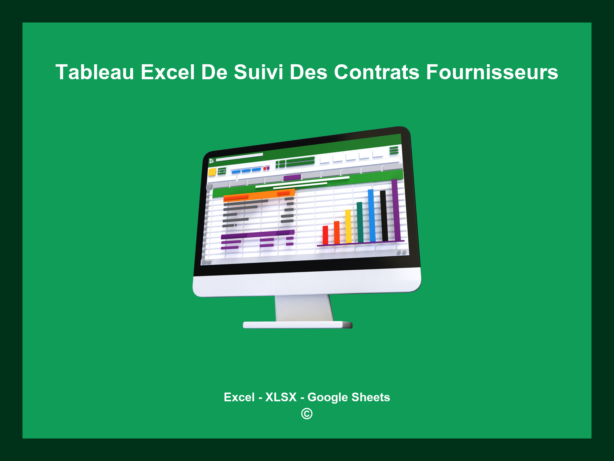 Tableau Excel De Suivi Des Contrats Fournisseurs