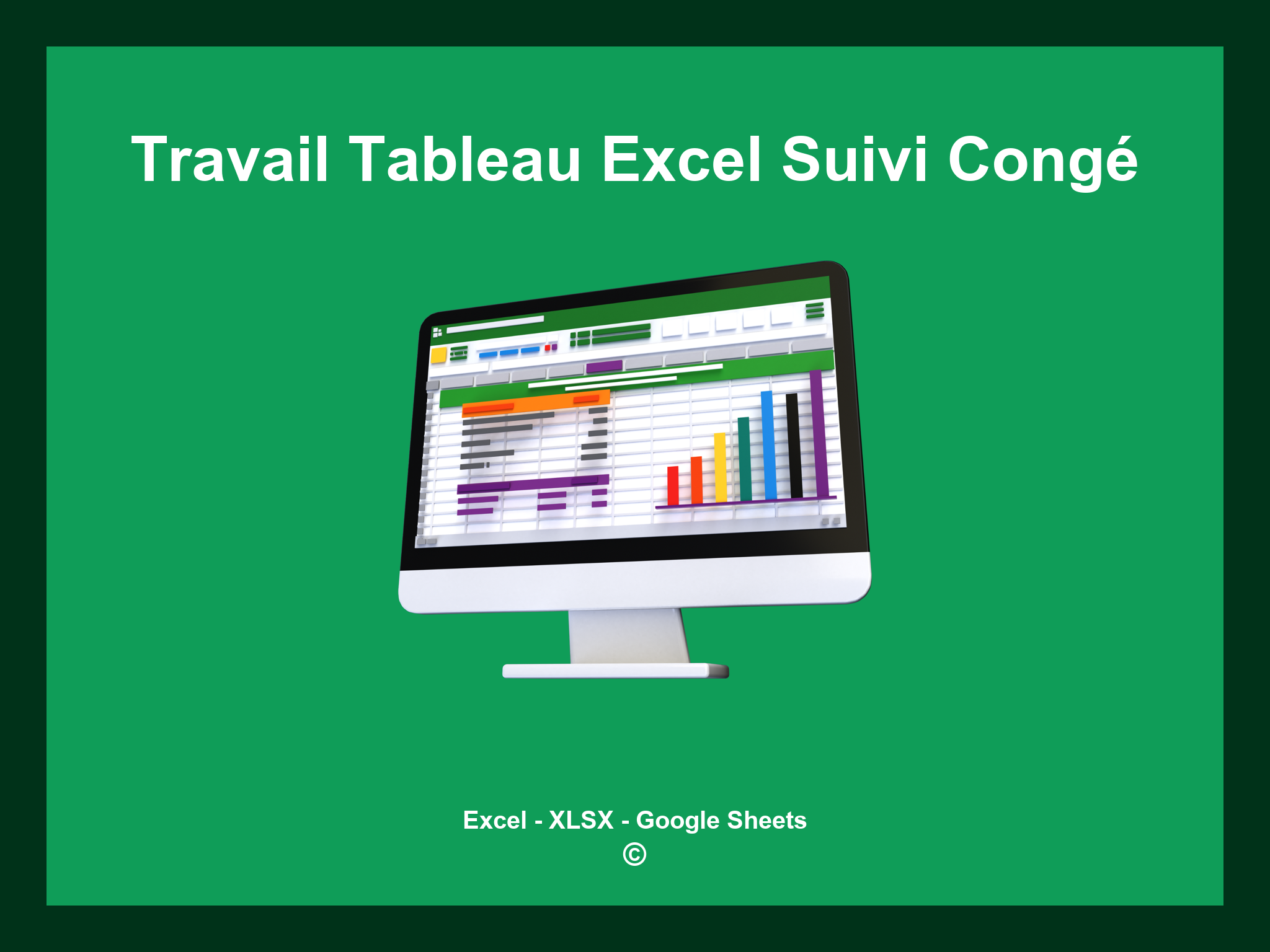 Travail Tableau Excel Suivi Congé